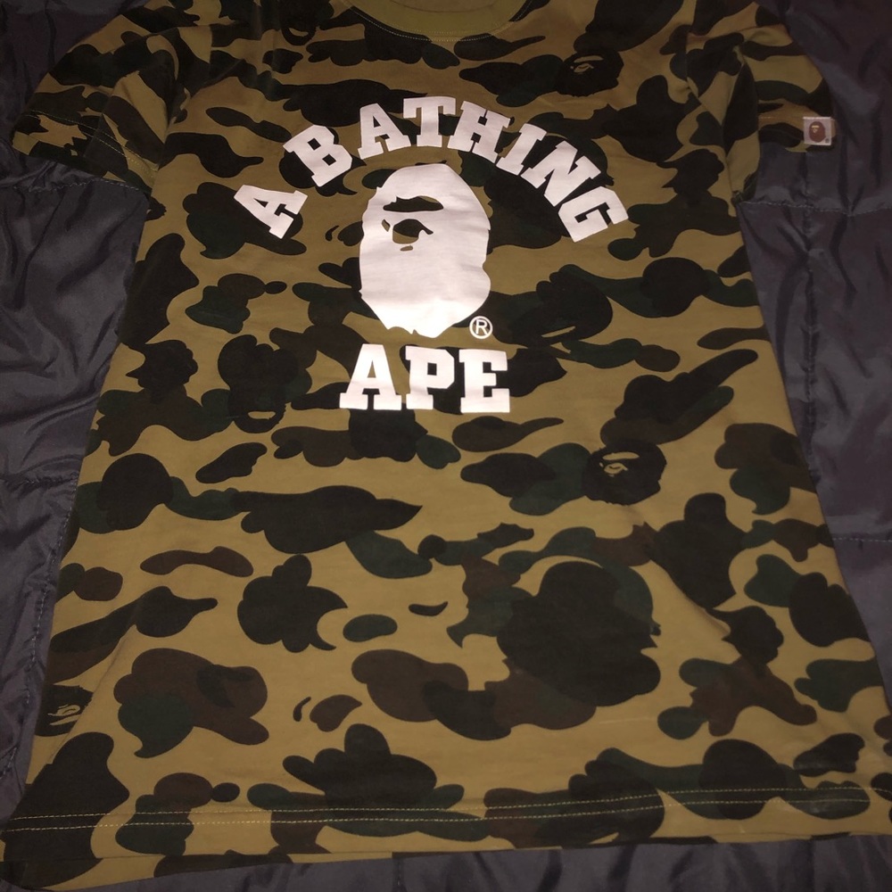 A BATHING APE TEE BAPE CAMO